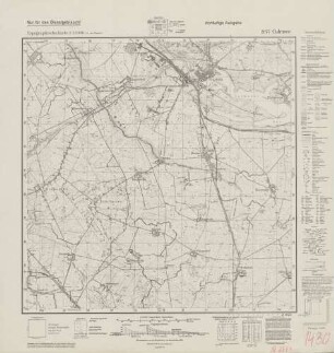 2877 Culmsee, Topographische Karte 1:25000 (4cm - Karte)