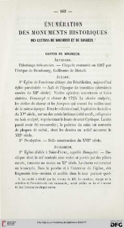 Énumération des monuments historiques des cantons de Molsheim et de Rosheim