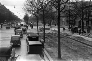 Berlin: Baubeginn; Bismarckstraße am Knie