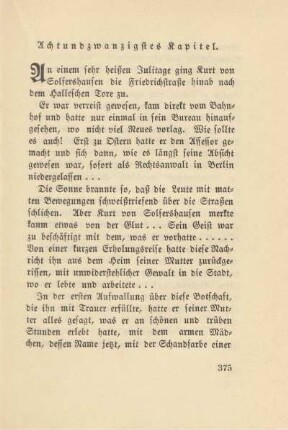 Achtundzwanzigstes Kapitel