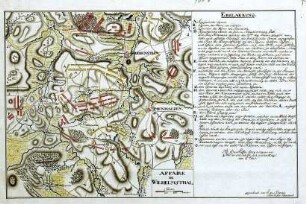 WHK 26 Deutscher Siebenjähriger Krieg 1756-1763: Plan der Schlacht bei Wilhelmsthal, 24. Juni 1762