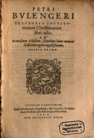 Institutionum christianarum libri octo