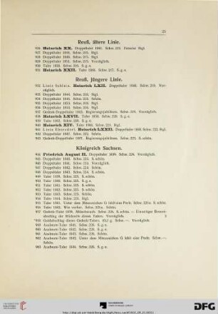 Reuß, jüngere Linie (Nr. 932-943)