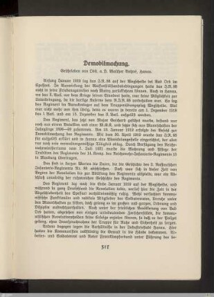 Demobilmachung