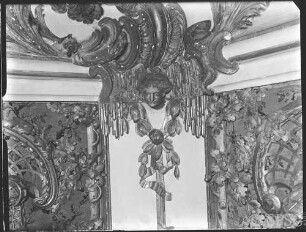Potsdam, Neues Palais, Jagdkammer, R.:259, Deckendetail der Südwestecke.