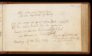 Eintrag (Marburg, 03.05.1782 / 1789)