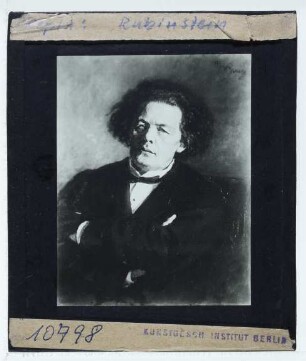 Repin, Porträt des Komponisten A. G. Rubinstein (Портрет композитора А.Г.Рубинштейна) (Moskau Tretjakow) (1881)