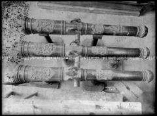 Geschützrohre mit Bezeichnung des kaiserlichen Feldmarschalls von Daun, 3-Pfünder (3)