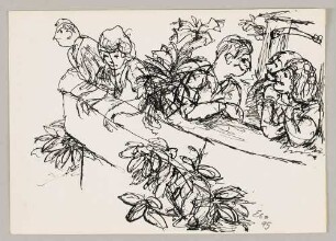 Auf dem Balkon