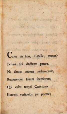 C. Valerii Catvlli Carmina : Varietate Lectionis Et Perpetva Adnotatione Illvstrata ; Accedit Index Vberrimvs, Tomvs Prior