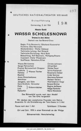 Wassa Schelesnowa