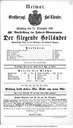 Der fliegende Holländer