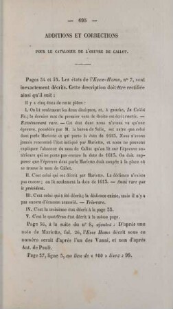 Additions et corrections