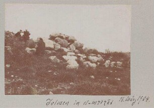 Dolmen in el-mrerat 16. März 1904.
