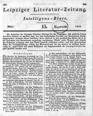 1833-03 : 13. Stück