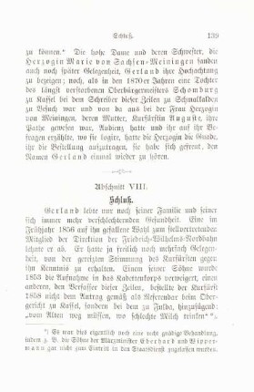 Abschnitt VIII [i.e. VII]. Schluß.