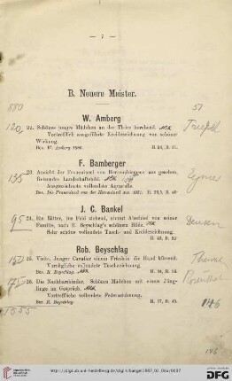 D. Möbel, Spiegel, Truhen, Standuhren, Teppiche (Nr. 129-165)