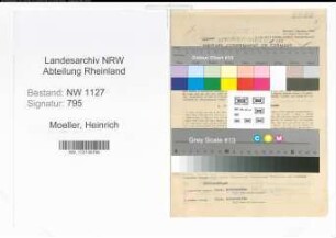Entnazifizierung Heinrich Moeller , geb. 19.08.1900 (Arbeitsamtsleiter)