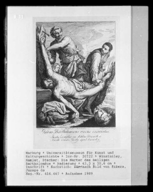 Die Marter des heiligen Bartholomäus