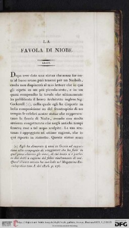 La Favola di Niobe