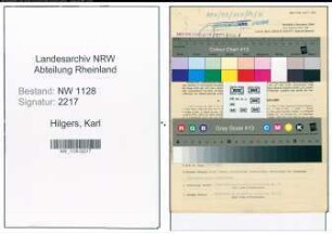 Entnazifizierung Karl Hilgers , geb. 11.05.1907 (Polizist)