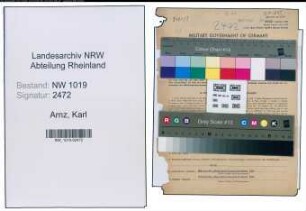 Entnazifizierung Karl Arnz , geb. 03.10.1887 (Fabrikant)