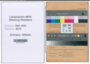 Entnazifizierung Wilhelm Ehrmann , geb. 27.01.1891 (Staedt.Angestellter)