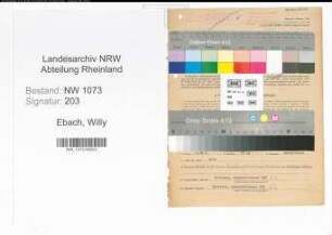 Entnazifizierung Willy Ebach , geb. 14.03.1894 (Betriebsleiter)