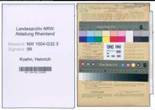 Entnazifizierung Heinrich Koehn , geb. 07.08.1904 (Zollsekretaer)