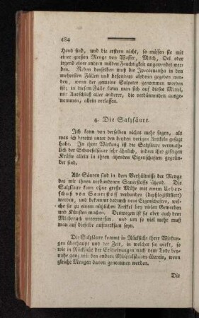 4. Die Salzsäure.
