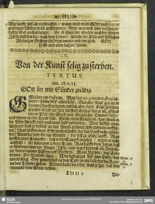 LV. Von der Kunst selig zu sterben