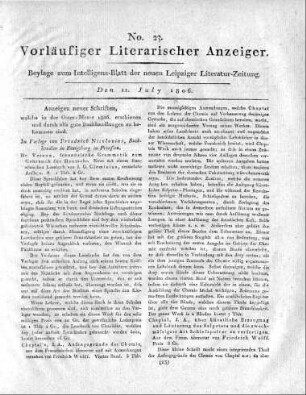 1806-07-12 : 23. Stück
