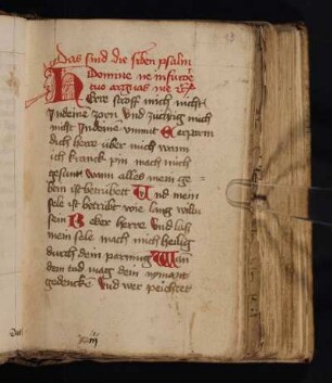 Bußpsalmen, Litanei und Gebet Omnipotens sempiterne (dt.)