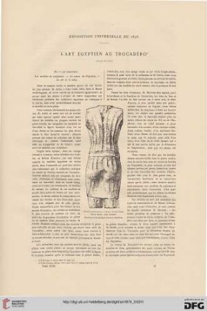 5: Exposition universelle de 1878, [2] : l'@art égyptien au Trocadéro