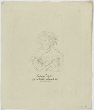 Bildnis der Magdalena Sibilla, Herzog Augusts von Sachsen Tochter