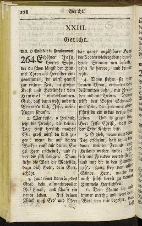 XXIII. Gericht. - XXIV. Zukünftige Seligkeit. - XXV. Verdammniß.