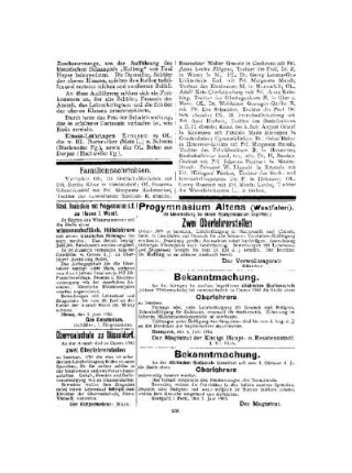 Familiennachrichten