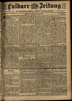 Ausgabe vom Dienstag, den 04. April 1899.