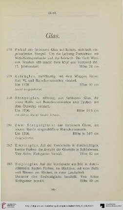Glas (Nr. 278-287)