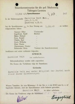 Veit, Karoline