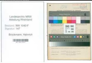 Entnazifizierung Heinrich Brockmann , geb. 18.12.1902 (Zollsekretaer)