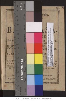 Debitum Parentale, Quod manibus beatis Doctoris Balthasaris Meisneri, Theologi Professoris Witebergae Solertissimi, Disputatoris Acutissimi, Concionatoris Eloquentissimi, Scriptoris Eruditissimi, Lugens Magis