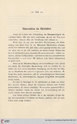 Münzstätten im Mittelalter