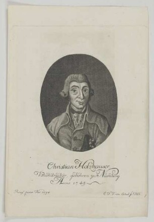 Bildnis des Christian Holzhauser