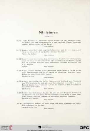 Miniaturen (Nr. 161-195)