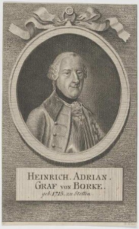 Bildnis des Heinrich Adrian Graf von Borke