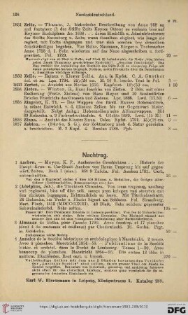 Nachtrag (Nr. 1-32)
