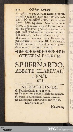 [Officium Parvum XLI. bis XLIX.]