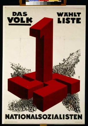 Das Volk wählt Liste 1