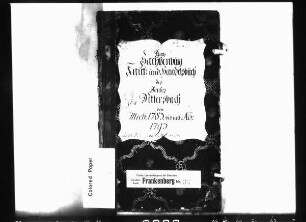 Gerichtshandelsbuch von Dittersbach (bei Frankenberg), Bd. 2